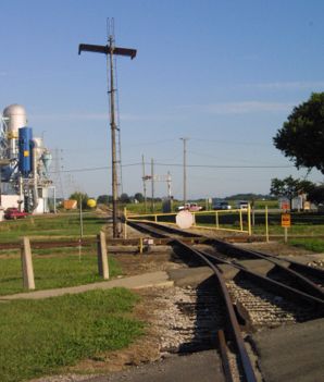 Reese MI railroad crossing
